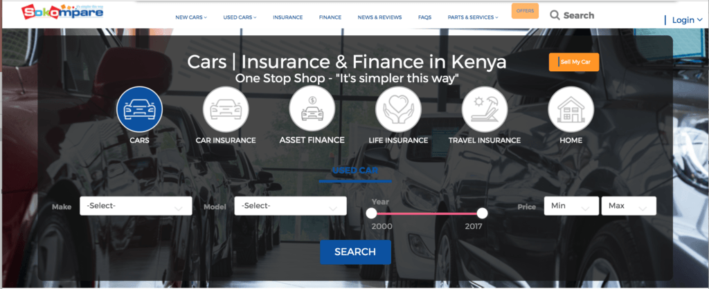 KENYAN STARTUP SOKOMPARE LAUNCHES P2P MARKETPLACE FOR CARS - Techgist.africa
