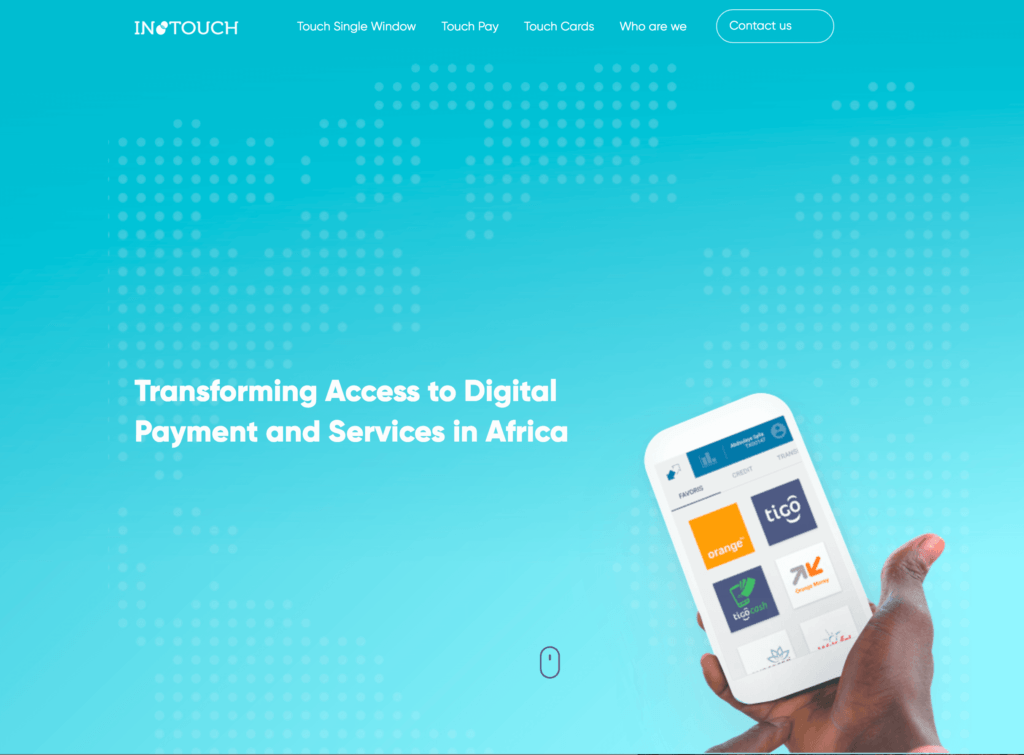 Senegalese fintech startup InTouch partners Total for pan-African deployment - Techgistafrica