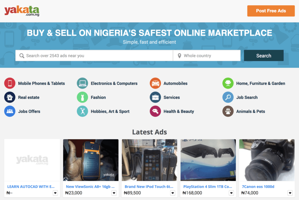 Online Classifieds Platform, Yakata.com.ng Wants to Revolutionalize Nigeria’s eCommerce Industry - Techgistafrica