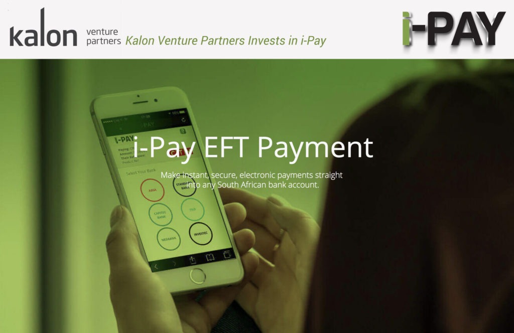 SA fintech startup i-Pay raises funding from Kalon Venture Partners - Techgistafrica