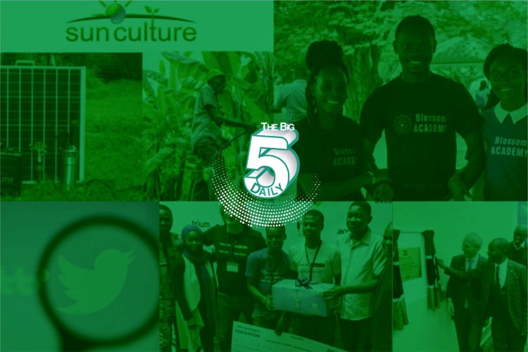 The Big 5 Daily: Over 10,000 Kenyans Dump Twitter, Team C-Stell Wins AFF Hackathon And a New Data Centre is launched in Kenya