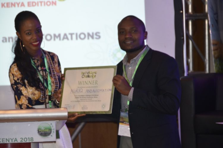 Kenyan Agric-Tech Start-up, AgriQ & Automations Wins Kenya Innov8Agric Challenge