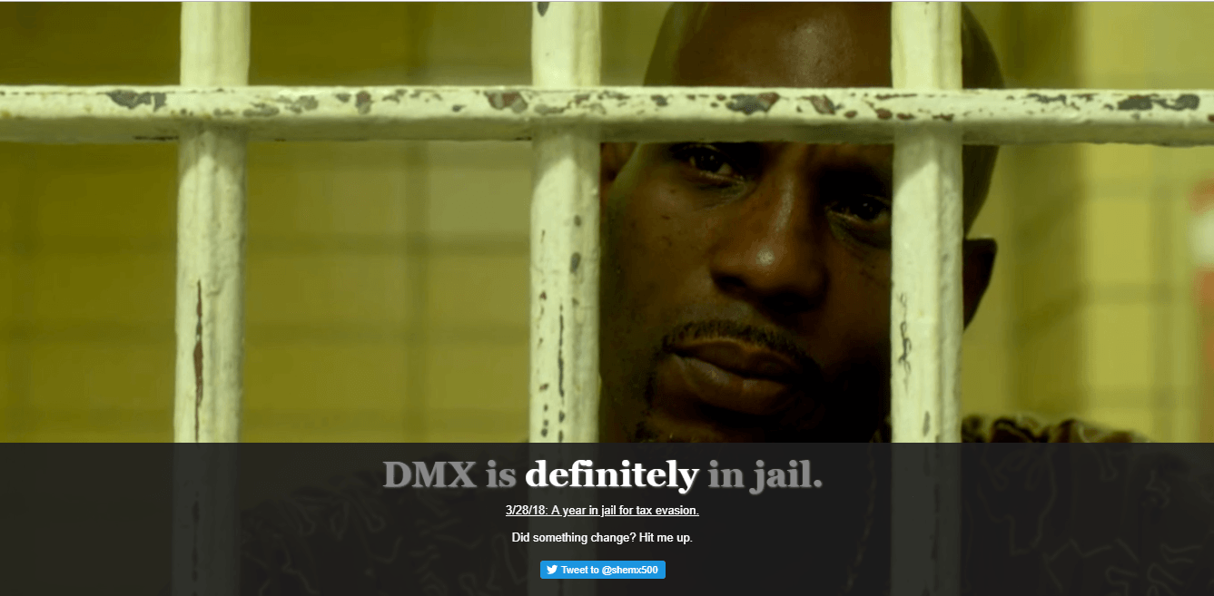 Is DMX in Jail