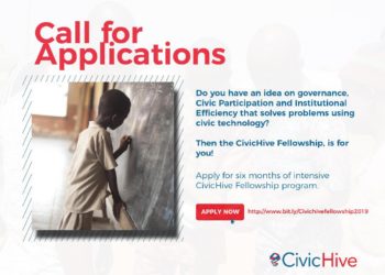 Civic Hive Opens Application 2019 Fellowship Programme
