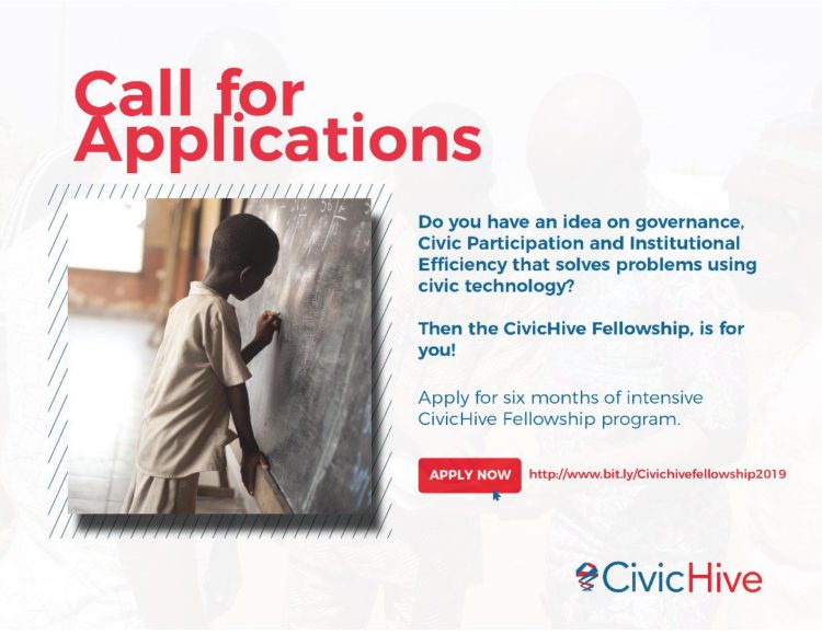 Civic Hive Opens Application 2019 Fellowship Programme
