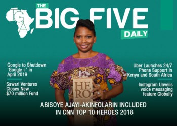 The Big 5 Daily: Sawari Ventures Closes New $70 million Fund, Abisoye Ajayi-Akinfolarin Included in CNN’s Top 2018 Heroes and More