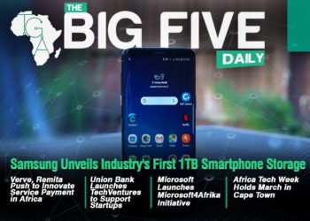 Samsung Unveils 1TB Storage Smartphone, Verve, Remita Partner, Microsoft4Afrika and More