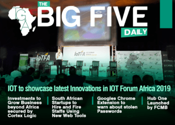 IOT to Showcase Latest Innovations in IOT Forum Africa 2019, HUB ONE Launched by FCMB and More