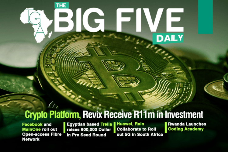 Crypto Platform, Revix Receive R11m in Investment, Egypt-based Trella raises 600,000 Dollar in Pre Seed Round and More