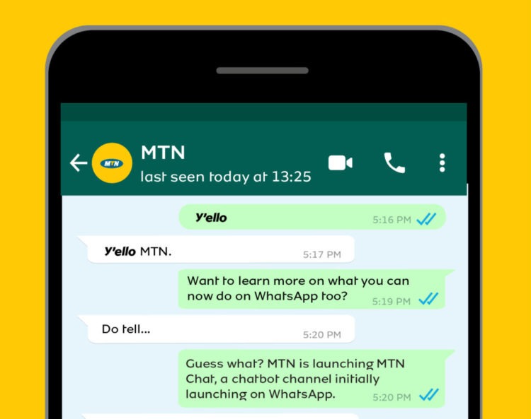 MTN Channel, Users Can Now Top Up Airtime and Data Via WhatsApp