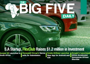S.A Startup, Flexclub Raises $1.2 million in Investment, Kulala Airlines Launches New App for Android and iOS and More