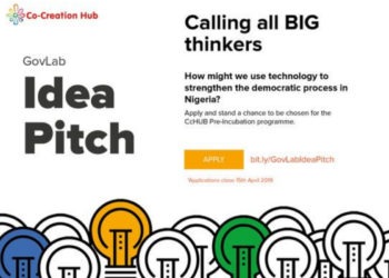 Call for Submission: CCHub’s 2019 GovLab Idea Pitch