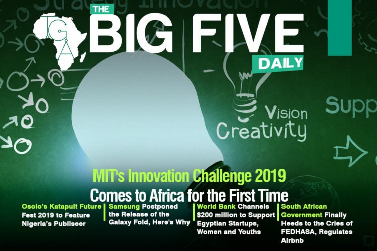 MIT’s Innovation Challenge 2019 Comes to Africa for the First Time, Osolo’s Katapult Future Fest 2019 to Feature Nigeria’s Publiseer and More