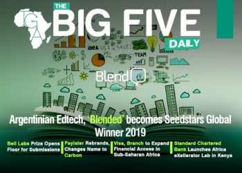 Argentinian Edtech, ‘Blended’ Wins Seedstars Global 2019, Visa, Branch to Expand Financial Access in Sub-Saharan Africa and More