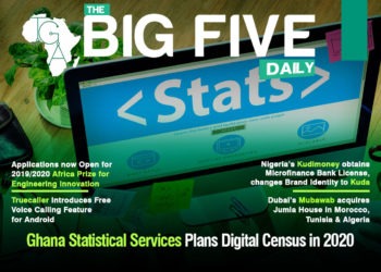 Ghana Statistical Services Plans Digital Census in 2020, Truecaller Introduces Free Voice Calling Feature for Android and More