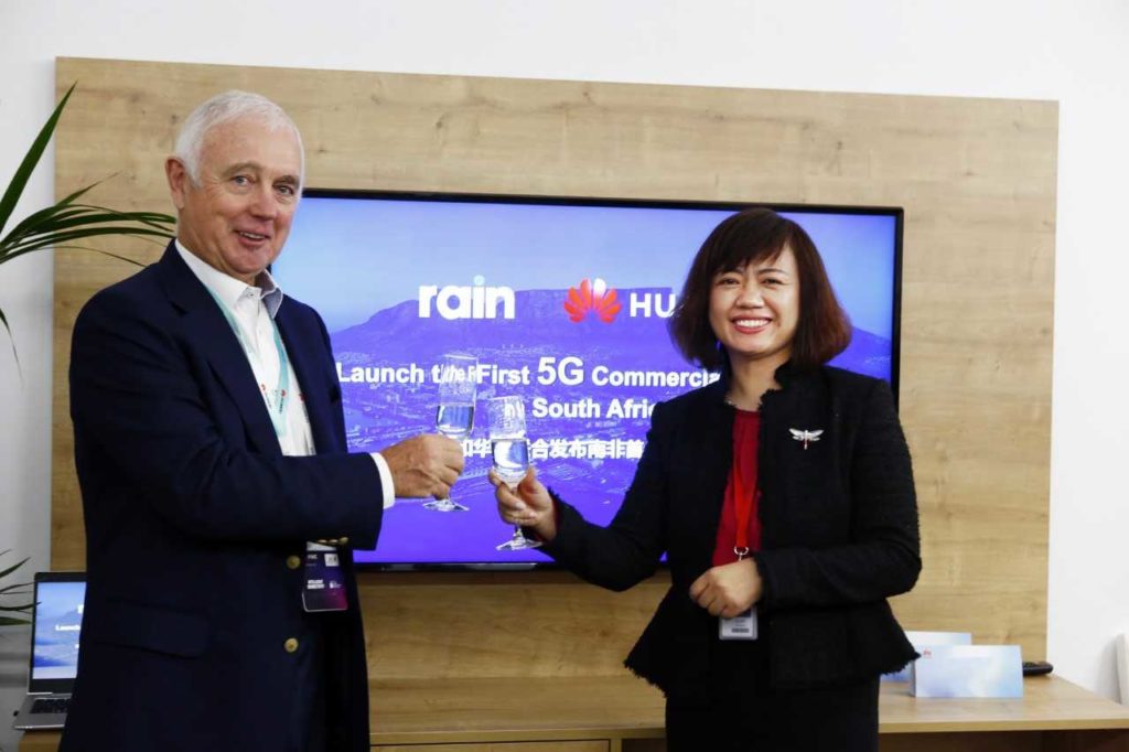 rain partners huawei to launch latest Wifi technology