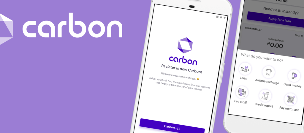 Nigeria-based instant loan, investment, and fintech platform - Carbon