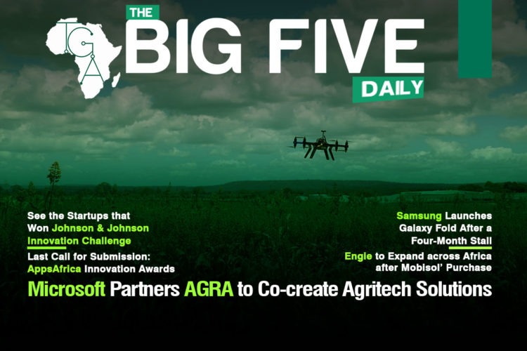 Microsoft Partners AGRA to Co-create Agritech Solutions, Last Call for Submission: AppsAfrica Innovation Awards and More