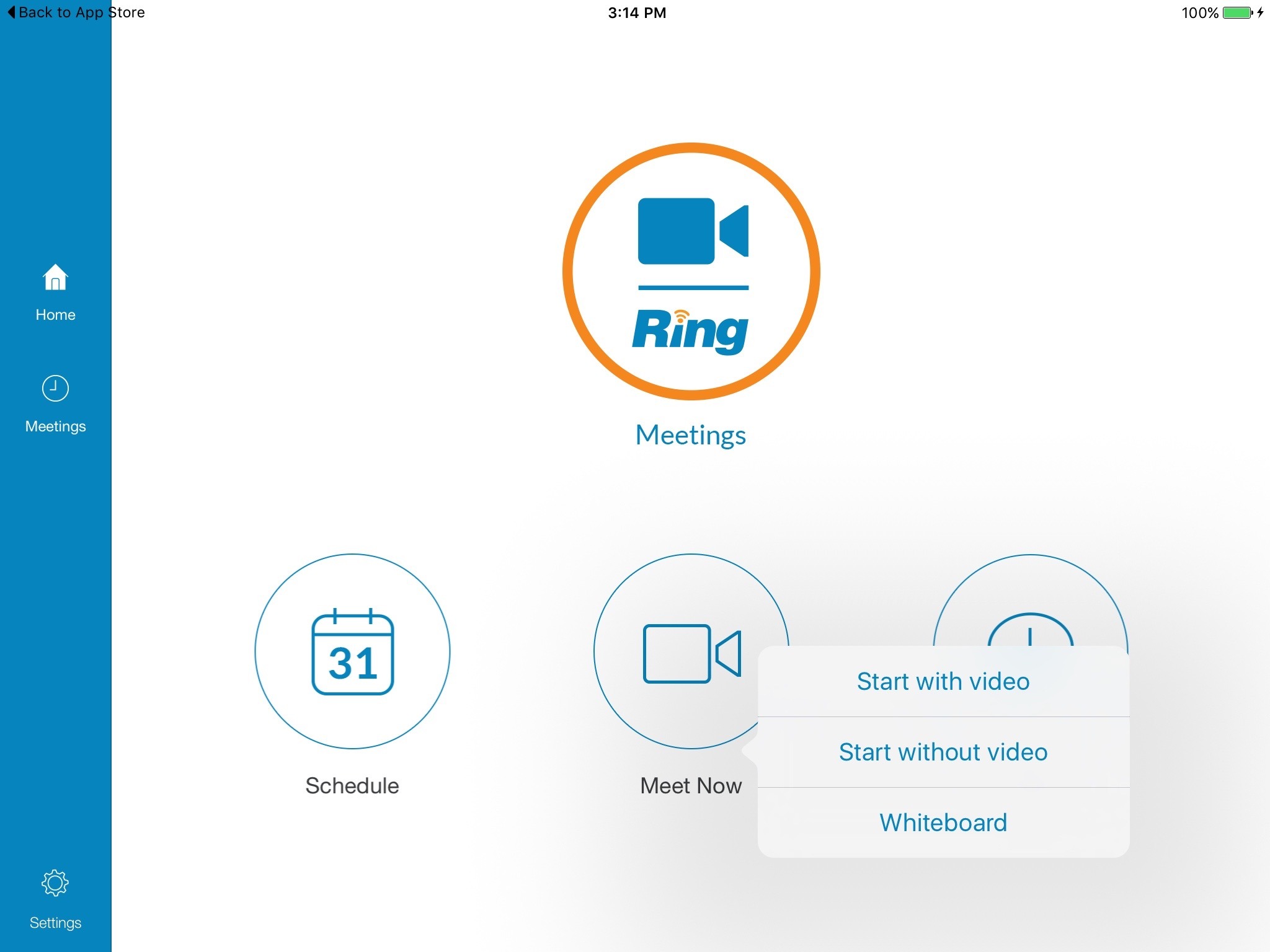 RingCentral Meeting video calling app
