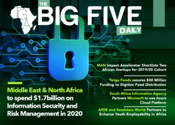Middle East & North Africa to spend $1.7billion on Information Security and Risk Management, Twiga Foods secures $30 Million Funding to Digitize Food Distribution and More