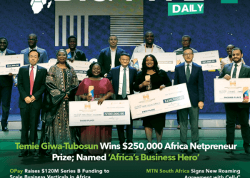 Temie Giwa-Tubosun Wins $250,000 Africa Netpreneur Prize; Named ‘Africa’s Business Hero’, Crop2Cash, Lentera & Acquahmeyer Emerges Regional Finalist of Innov8Agric Challenge and More