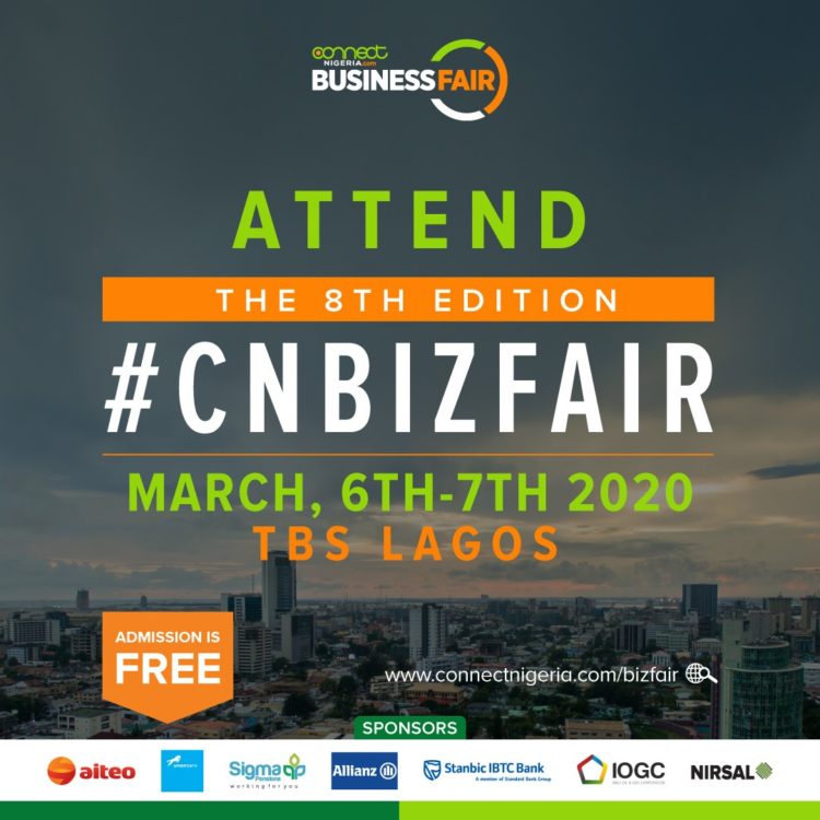 Connect Nigeria announces Date for Its 2020 Business Fair   