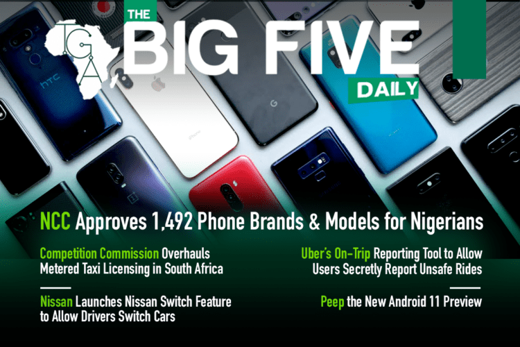 The Big 5 Daily: 21st February, 2020