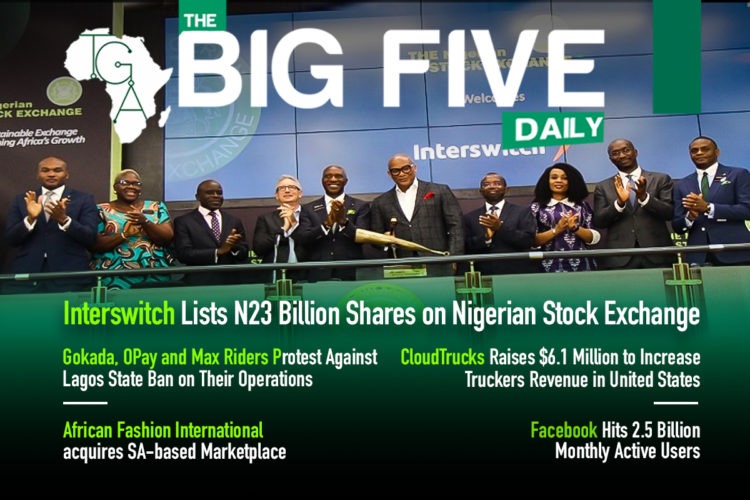 The Big 5 Daily: 3rd February, 2020