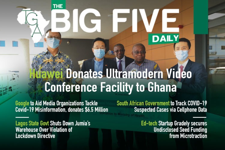 The Big 5 Daily: 3rd April, 2020