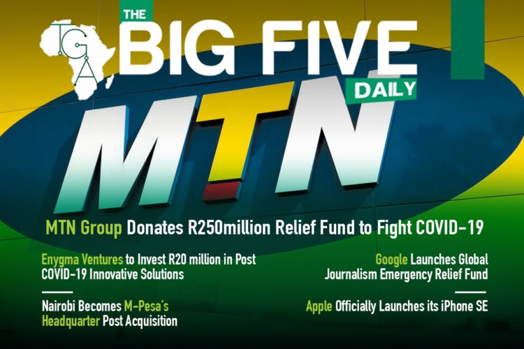 The Big 5 Daily: 16th April 2020