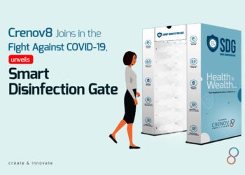 Crenov8 Joins in the Fight Against COVID-19, Unveils Smart Disinfection Gate