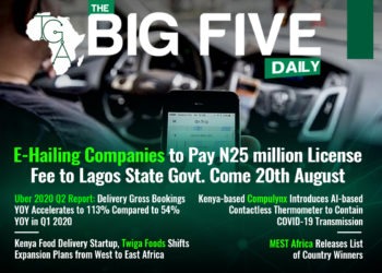 E-Hailing Companies to Pay N25 million License Fee to Lagos State Govt from 20th August