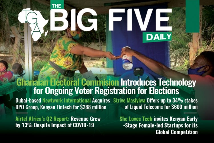 The Big 5 Daily: 3rd August 2020