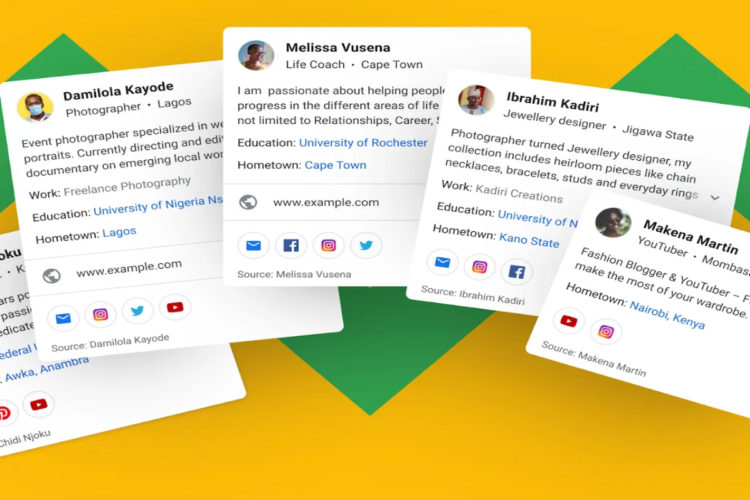 Google people card africa tech news