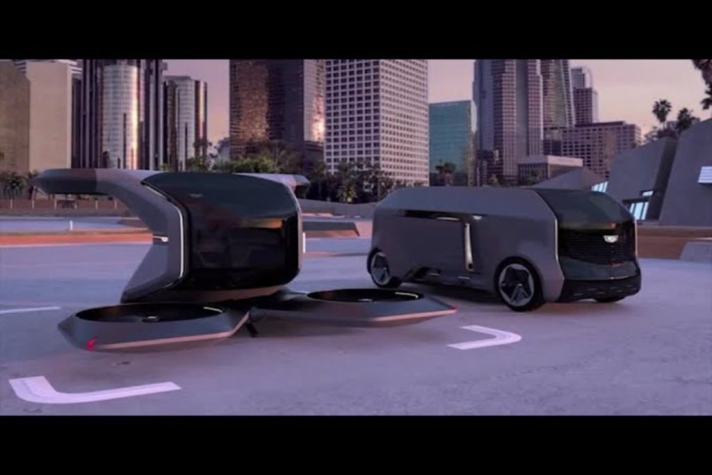 General Motors Cadillac's futuristic flying car 2021