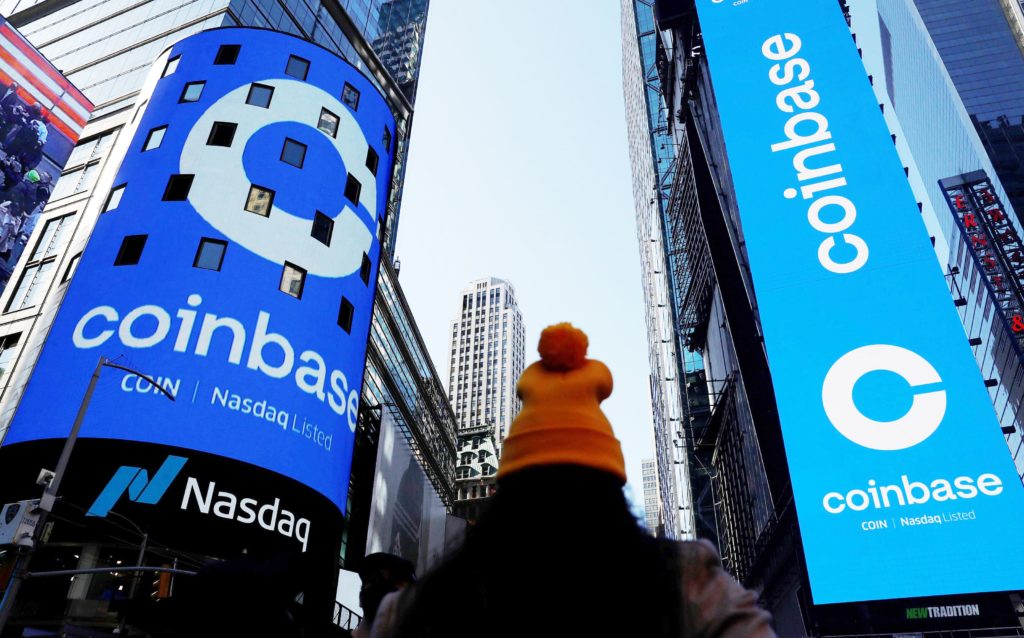 Coinbase Nasdaq debut